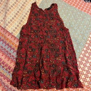 American Eagle Flowy Floral High Neck Tank Top
